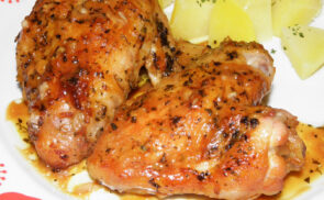 Mézes, fokhagymás csirkeszárny