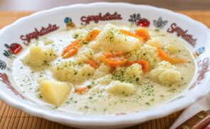 Zöldséges-fűszeres karfiolleves