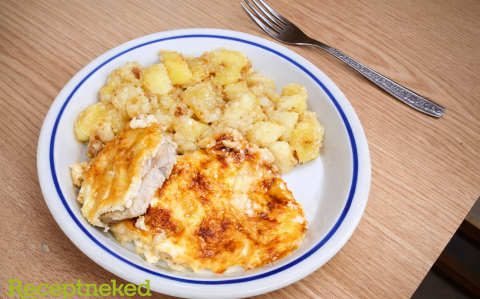 Tejfölös sajtos karaj