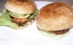 Zöld hamburger /vega/