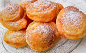 Almás, fahéjas csigafánk