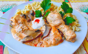 Csirkecomb bakonyi módra