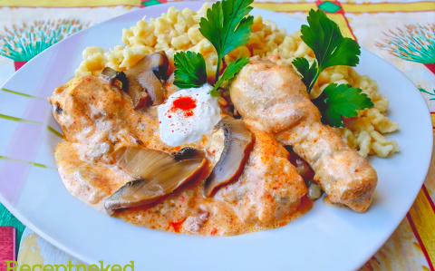 Csirkecomb bakonyi módra