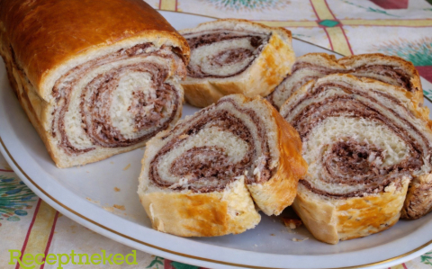 Kakaós tekert kalács