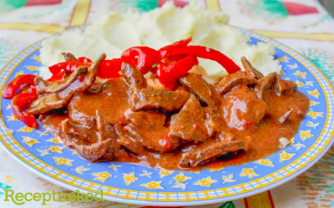 Resztelt sertésmáj