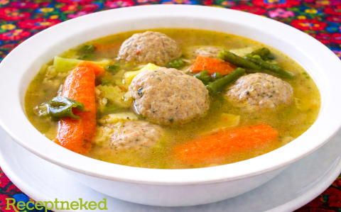 Tavaszi gombóc leves