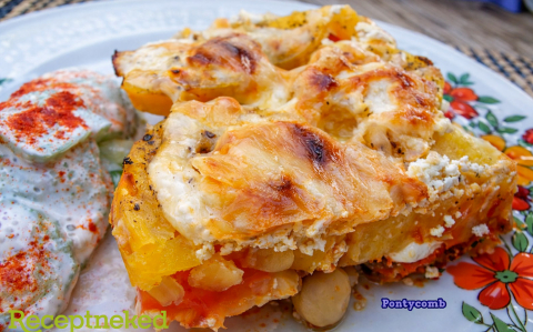 Gazdagon rakott krumpli