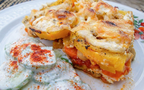 Gazdagon rakott krumpli