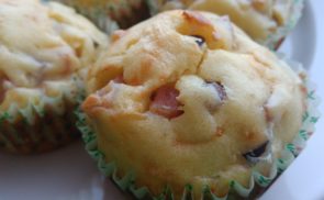 Sonkás-hagymás muffin