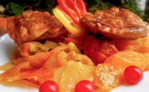 Csirkecomb vele sült burgonyával