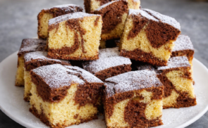 Mogyorókrémes, kakaós kevert sütemény