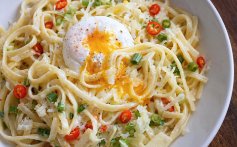 Chilis-fokhagymás linguine