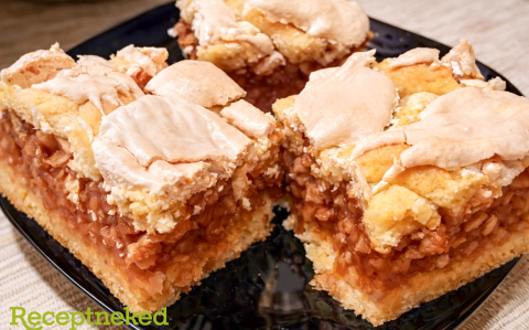 Rácsos, habos almás