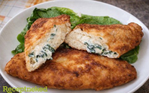 Medvehagymás-sajtkrémes lángos