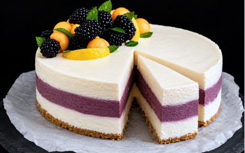 Gyümölcsös joghurttorta