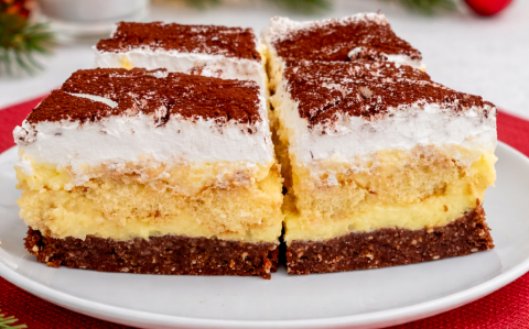 Gesztenyés, babapiskótás krémes