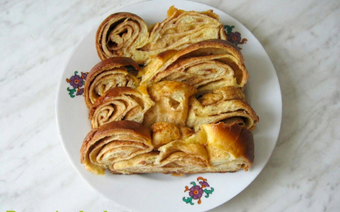 Fahéjas selyemkalács