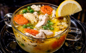 Tárkonyos raguleves vajgaluskával