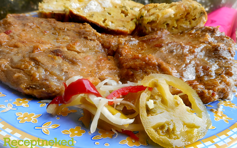 Mustáros tarjasült szalvétagombóccal recept fotóval Mustáros tarjasült szalvétagombóccal