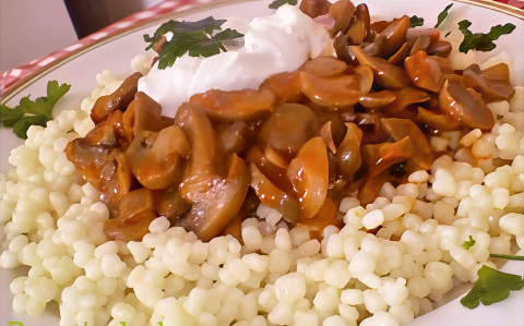 Gyors gombapörkölt