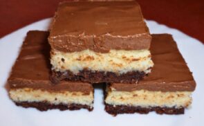 Kókuszos-csokoládés kocka