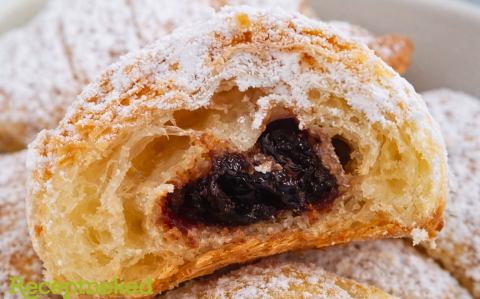 Túró alapú lekváros kiflik