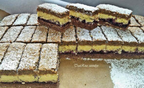 Dióhabos Lotti szelet