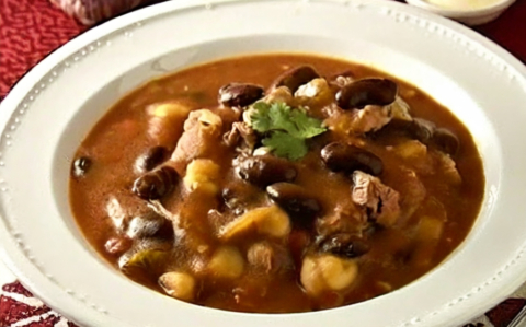 Egyszerű babgulyás recept fotóval Egyszerű babgulyás