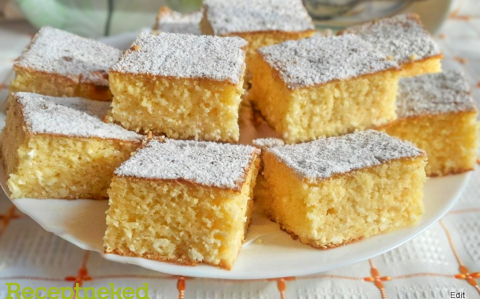 Pillekönnyű grízes túrós kevert