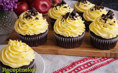 Vanília krémes muffin