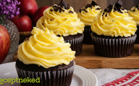 Vanília krémes muffin