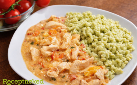 Füstölt ízű csirkeragu