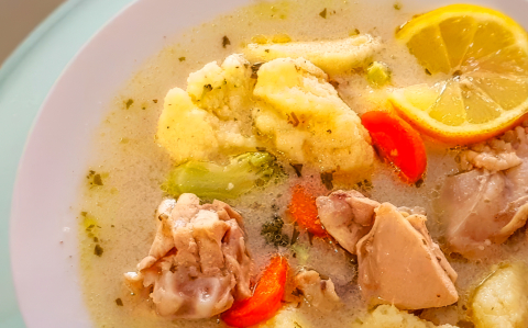 Tárkonyos-tejszínes raguleves