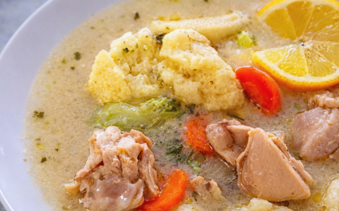 Tárkonyos-tejszínes raguleves