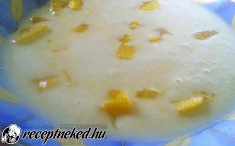 Joghurtos őszibarack leves (főzés nélkül) recept fotóval Joghurtos őszibarack leves (főzés nélkül)