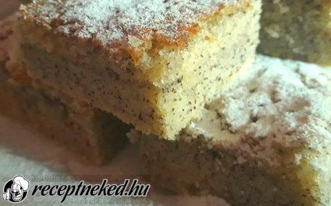 Citromos-mákos villámsüti recept fotóval Citromos-mákos villámsüti