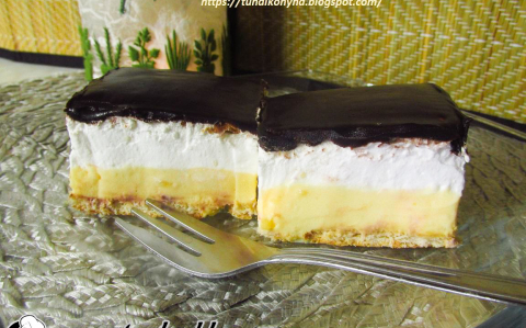 Hamis francia krémes (kekszből) recept fotóval Hamis francia krémes (kekszből)