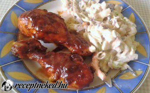 Ketchupos csirkecombok recept fotóval Ketchupos csirkecombok