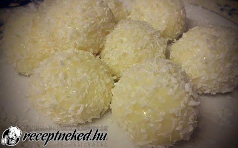 Raffaello golyó recept fotóval Raffaello golyó