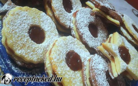 Kétszínű linzer recept fotóval Kétszínű linzer