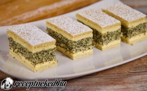 Francia mákos krémes recept fotóval Francia mákos krémes