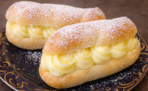 Mini kalács vaníliakrémmel