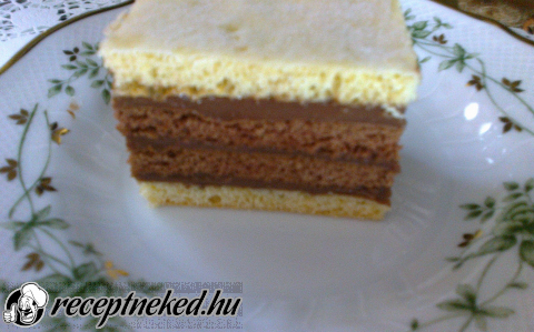 Fehér-kakaós szelet recept fotóval Fehér-kakaós szelet