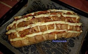 Töltött cipó recept fotóval Töltött cipó