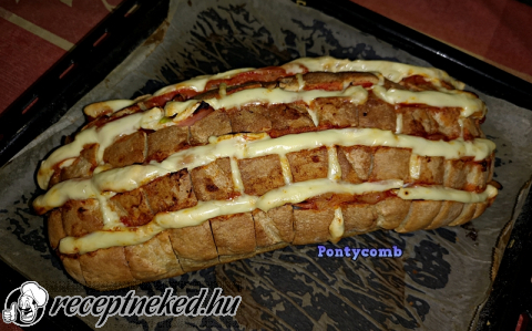 Töltött cipó recept fotóval Töltött cipó