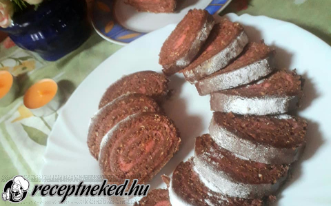 Keksztekercs dióval recept fotóval Keksztekercs dióval