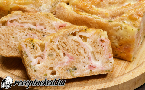 Sajtos-baconos babka recept fotóval Sajtos-baconos babka
