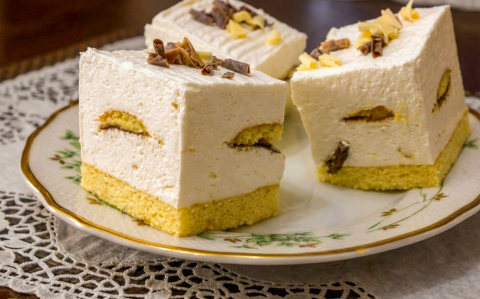 Tejfölös-citromos kocka