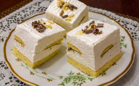 Tejfölös-citromos kocka