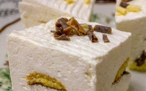 Tejfölös-citromos kocka